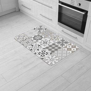 Tapis en mousse PVC 45 x 75 cm Salou Naturel