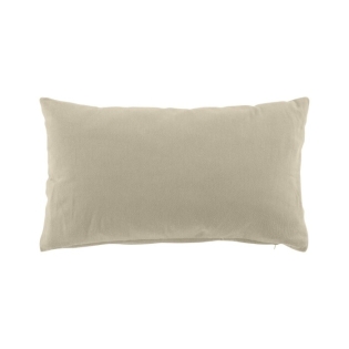 Coussin dehoussable 30 x 50 cm coton/polyester recycle grs twily Beige
