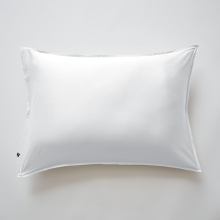 Taie d'oreiller 50 x 70 cm satin de bambou Salomé Blanc