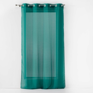 Panneau a oeillets 140 x 240 cm etamine unie etamina Emeraude