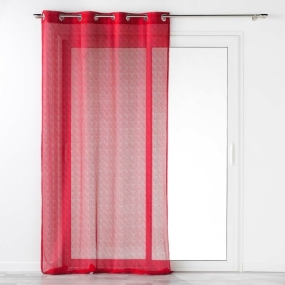 Panneau a oeillets 140 x 240 cm maille castille Rouge