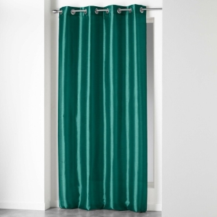 Rideau effet brillant 140 x 240 cm Shana Emeraude