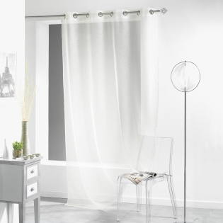 Panneau a oeillets 140 x 240 cm voile sable lissea Naturel