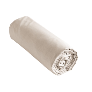 Drap-housse 1 personne Ambre Pampa – 90 x 190 cm – Bonnet 30 cm – Coton 57 fils/cm²