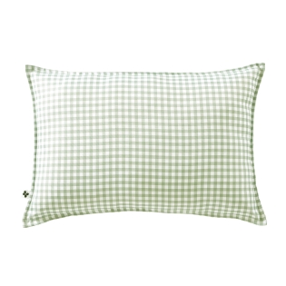 Housse de coussin 40 x 60 cm polyester imprimé + enduction vickie eucalyptus
