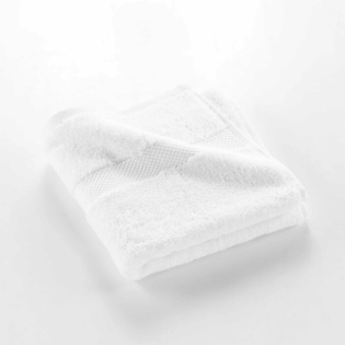 Serviette de toilette 50 x 90 cm éponge 600 gr Elegance Blanc