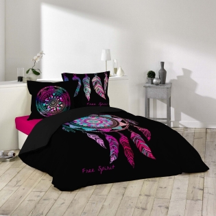 parure 3 p. 200 x 200 cm imprime 42 fils dessin place porte bonheur