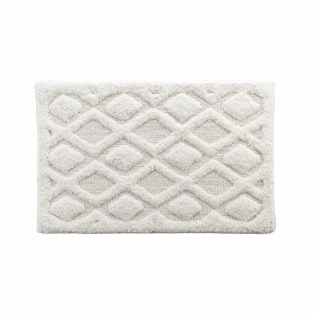 Tapis de bain 50 x 80 cm coton jacquard tufte nemesis Sans