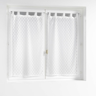 Paire droite passants 2 x 60 x 90 cm maille odilia Sans