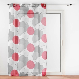 Panneau a oeillets 140 x 280 cm voile sable imprime merlin Sans