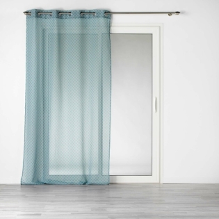 Panneau a oeillets 140 x 240 cm voile sable imprime havana Sans