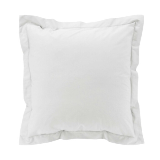 Taie d'oreiller vp 63 x 63 cm percale uni 78 fils percaline  +p. bourdon White