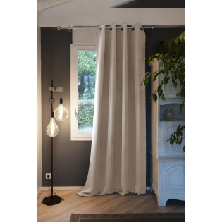 Rideau 100% occultant luxe 140 x 260 cm Obscure Pampa
