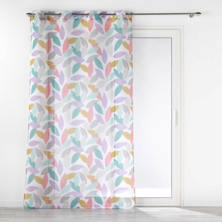 Panneau a oeillets 140 x 240 cm voile sable imprime fantasia Sans