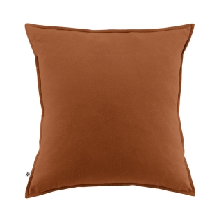 Taie d'oreiller chaude flanelle 63 x 63 cm Candice Orange