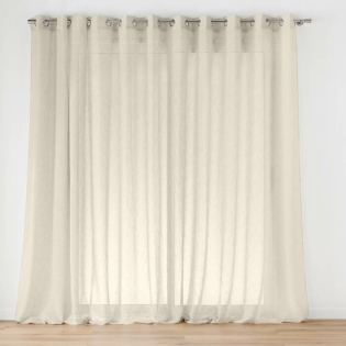 Voilage à œillets pour baie vitrée 400 x 240 cm voile tissé  Carlin
