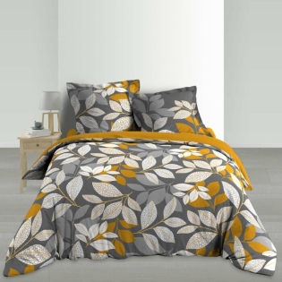 Housse de couette 240 x 220 cm percale de  coton 78 fils Scala