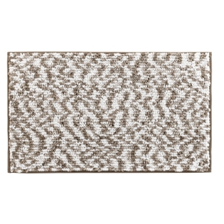 Tapis de bain 45 x 75 cm microfibre tricolore friza Sable/marron