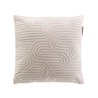 Coussin dehoussable compresse 45 x 45 cm velours devore pila Sans