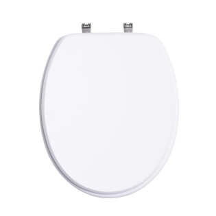Abatt. wc charn. metal/abs fdc 18 pouces mdf uni mat matty Blanc