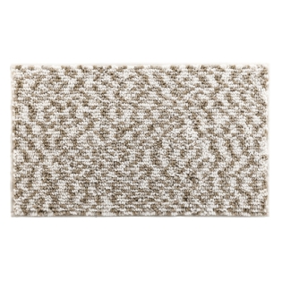 Tapis de bain 45 x 75 cm microfibre tricolore friza Blanc/sable