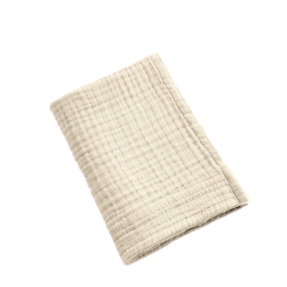 Serviette Invité Gaïa 30 x 50 cm – Gaze de Coton Unie Pampa