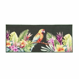 Tapis rectangle 50x120 cm – Noumea – 100% Polyamide – Finition surjet – Dessous antidérapant