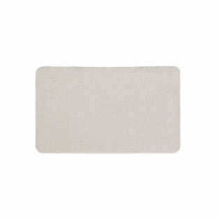 Tapis rectangle 45 x 75 cm tisse uni simeo Naturel