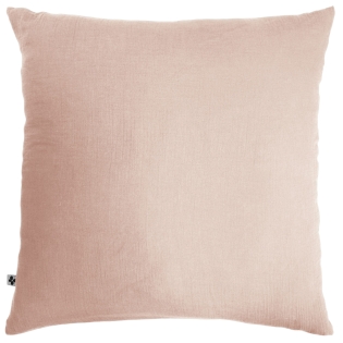 Taie d'oreiller en double gaze de coton – 60 x 60 cm – Gaïa Rose