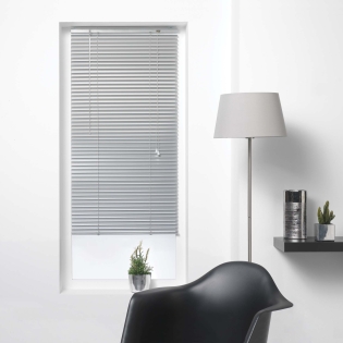 Store venitien lamelles 40 x 130 cm aluminium venitien Argent
