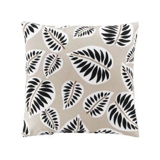 Coussin 45 x 45 cm polyester imprime alma Noir