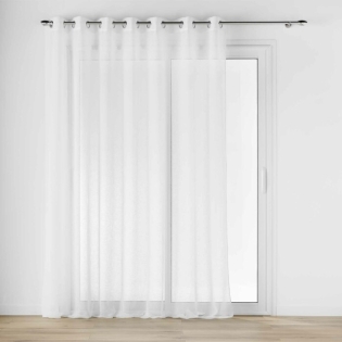 Panneau a oeillets 240 x 240 cm voile tisse carlin Naturel