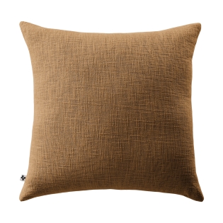 Coussin Déhoussable 60 x 60 cm - 100% coton Sixtine Camel