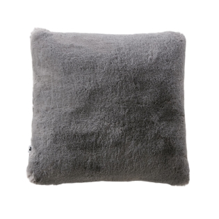  Coussin Déhoussable 45 x 45 cm en Fausse Fourrure – Loup Sven