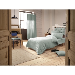 Housse de couette gaze de coton Bio 140x200 cm 1 personne Eucalyptus