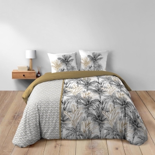 Douceur d'intérieur, Housse de couette  3 Pièces (240 x 220 cm) Dakar, 100% Coton