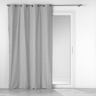 Rideau à oeillets 140 x 240 cm coton recyclé Mistraline Gris chiné