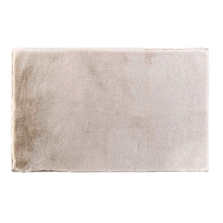 Tapis rectangle 60 x 90 cm imitation fourrure feline Naturel