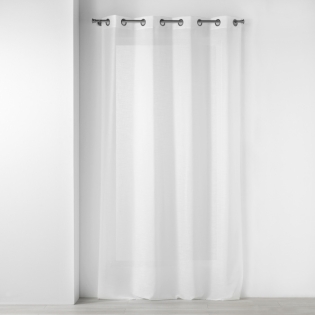 Panneau a oeillets metal 140 x 240 cm luminette unie luminea Blanc