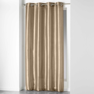 Rideau a oeillets 140 x 240 cm shantung uni shana Lin