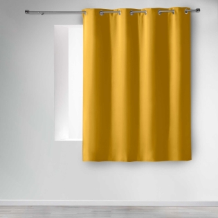 Rideau occultant 135 x 180 cm uni occult Miel
