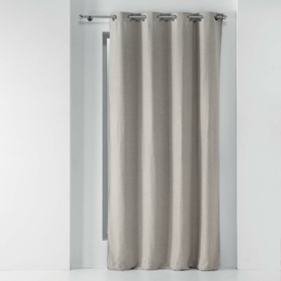 Rideau a oeillets 135 x 240 cm occultant chambray uni chinea Lin
