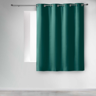 Rideau occultant spécial petites fenêtres  135 x 180 cm occult Emeraude