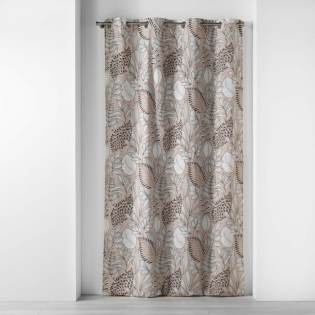 Rideau a oeillets 140 x 240 cm coton imprimé Panabel Naturel