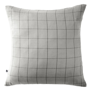 Taie d’Oreiller en Gaze de Coton Tissée – 60 x 60 cm – Gaia Match Perle 