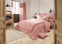 Housse de couette 280 x 240 cm King Size - Double gaze - MILA Rose pêche