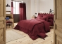 Housse de couette 240 x 220 cm – Double Gaze de Coton Luxe - Bordeaux