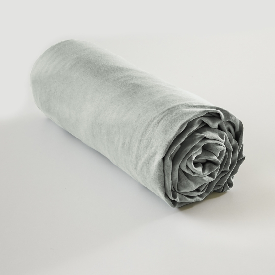 Drap-housse Lysandre 140 x 190 cm – Lichen – 100% Lyocell 135 g/m²