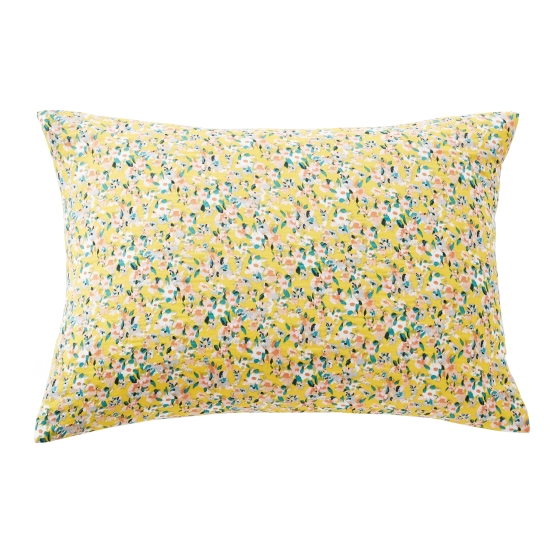 Taie d'oreiller 50x70 cm en double gaze de coton imprimée Manon