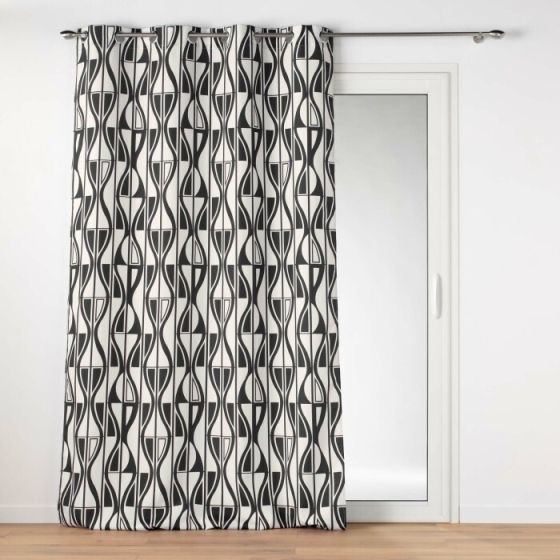 Rideau a oeillets 140 x 260 cm polyester imprime ikaris Sans